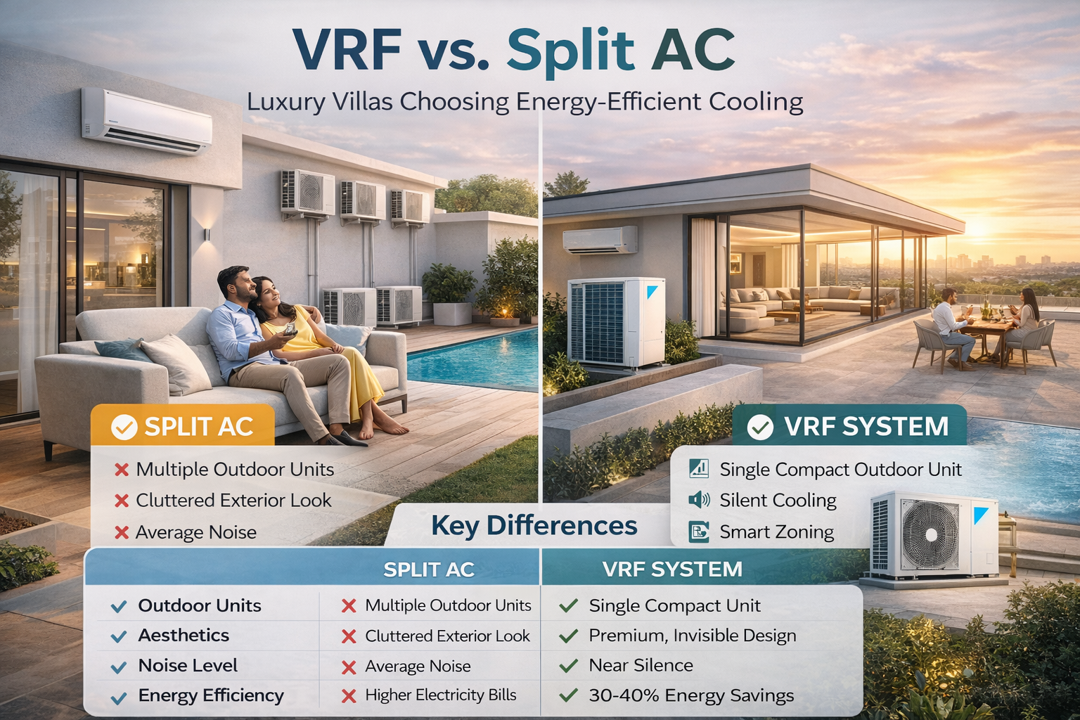 Luxury Villa VRF Installation